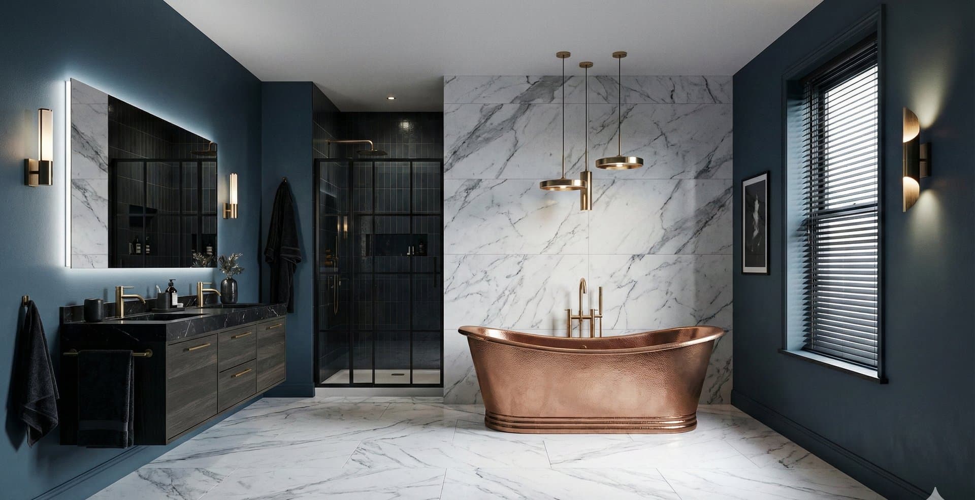 Moderne badkamer