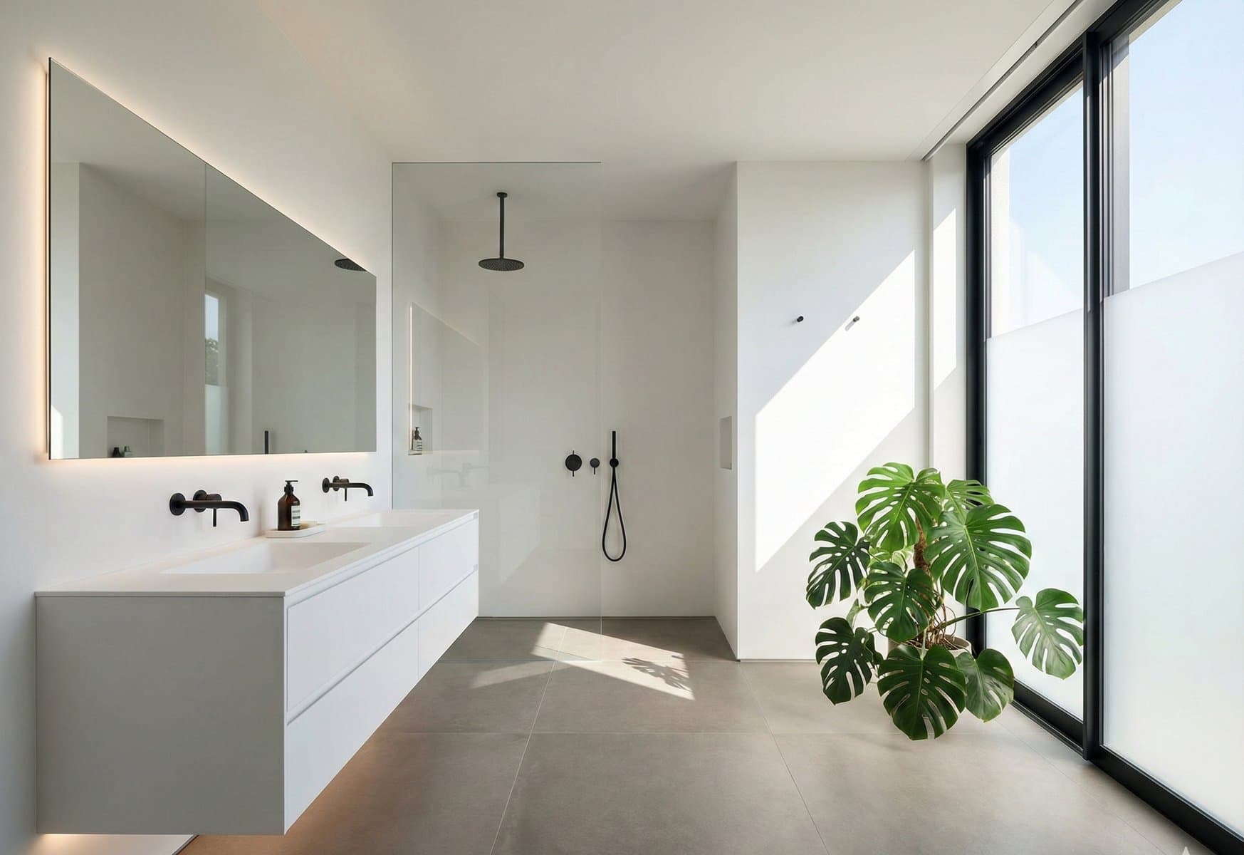 Moderne badkamer